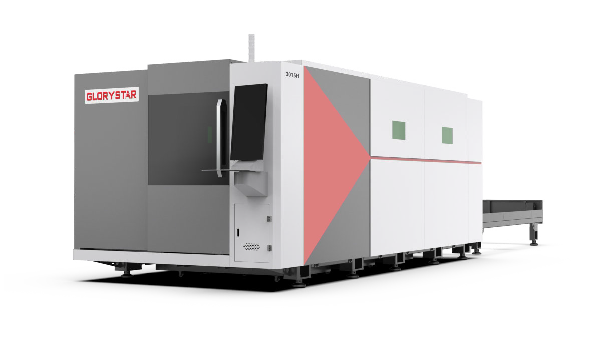 h全防护交换台激光平面切割机